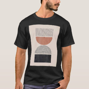 Mens Boho Abstract Shapes Mid Century Modern 5 T-Shirt