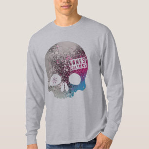 Men's Bones Culture "Graffiti Skull" long-sleeve T-Shirt