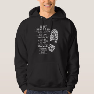 Mens Bonus Dad Fathers Day From Stepdad For Daugh Hoodie