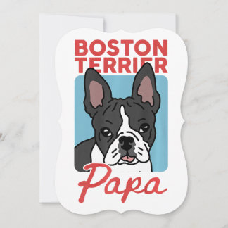 Mens Boston Terrier Papa Dog Owner Boston Terrier 