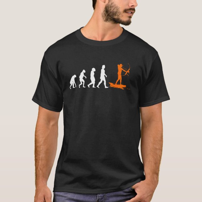 Mens Bow fishing Bow Hunter Fish Hunting Bow fishe T-Shirt (Front)