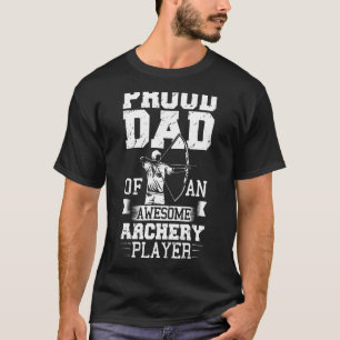 Mens Bow Hunting Outfit Archer Dad Bow Arrow Game T-Shirt