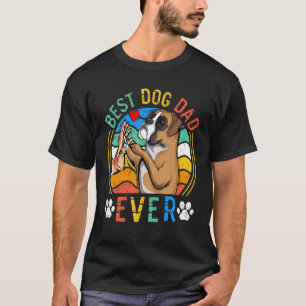 Mens Boxer Best Dog Dad Ever Dog T-Shirt