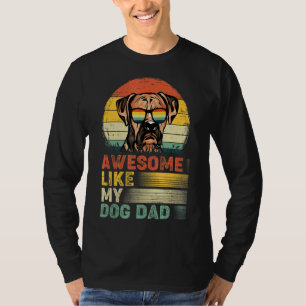 Mens   Boxer Vintage Awesome Like My Dog Dad T-Shirt