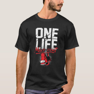 Mens Boxing Club - One Life Many Fight - Boxing Gl T-Shirt