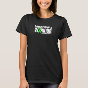 Mens Boyfriend Of A Warrior Spinal Cord Injury Awa T-Shirt
