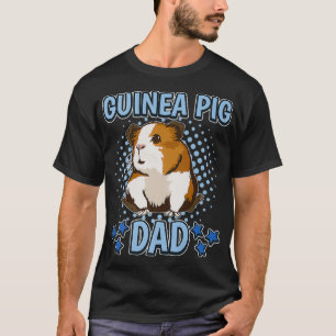 Mens Boys Guinea Pig Dad Fathers Day Cavy Guinea P T-Shirt
