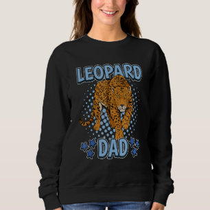 Mens Boys Leopard Dad Wildcat Quote Fathers Day Le Sweatshirt