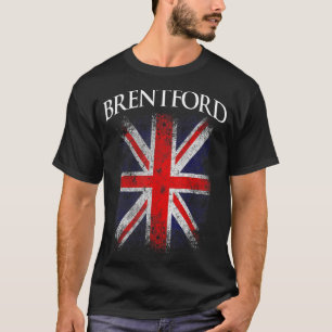 Mens Brentford Vintage Retro British Flag Funny 1 T-Shirt
