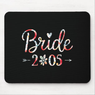 Mens bride est 2025 married wedding bridal party mouse pad