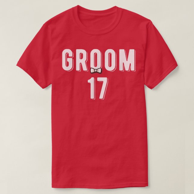 Mens Bride Groom s Couples Matching His Hers Weddi T-Shirt (Design Front)