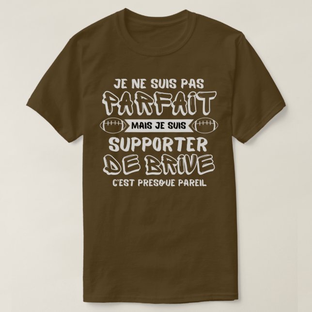 Mens Brive Rugby Supporter  Rugby Supporter  Humou T-Shirt (Design Front)