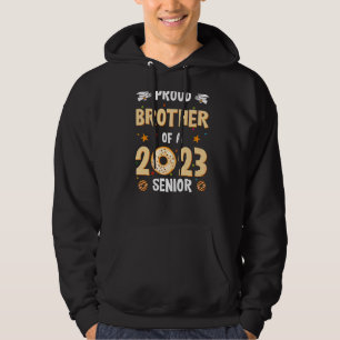Mens Brother Graduation Class Of 2023 Senior Gradu Hoodie