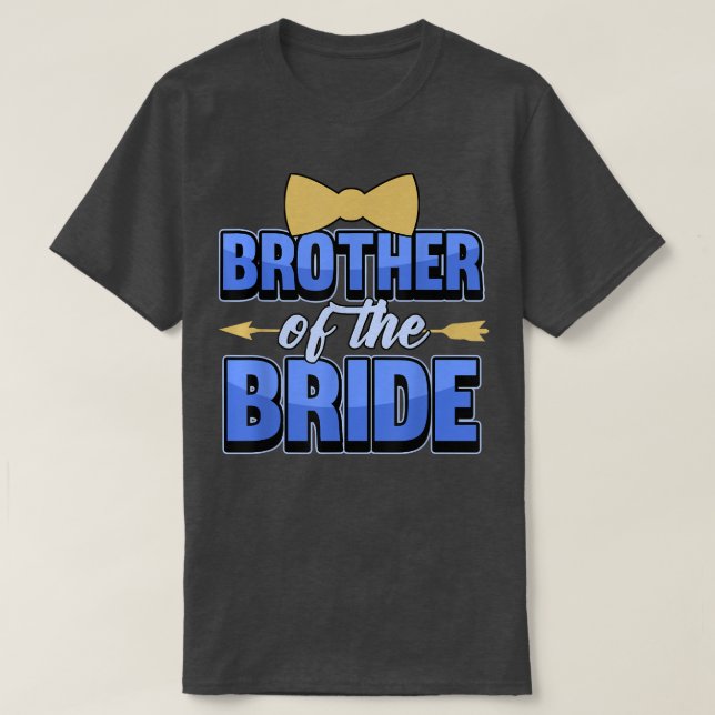 Mens Brother of the bride  T-Shirt (Design Front)