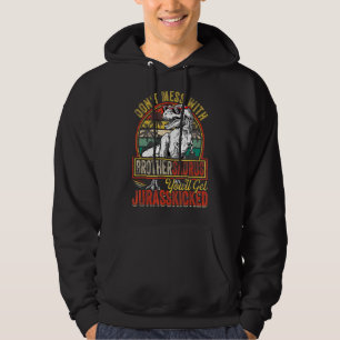 Mens Brother Rex Saurus Father's Day Christmas Di Hoodie