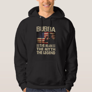 Mens Bubba The Man The Myth The Legend American Fl Hoodie