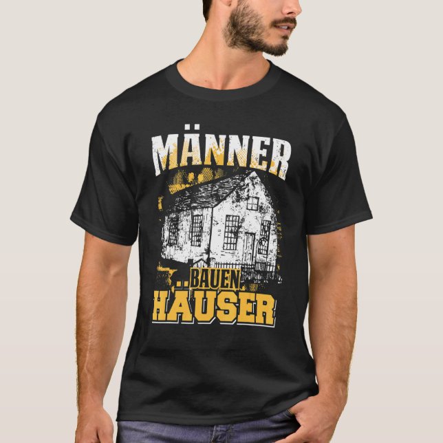 Mens Builder  Builders Home House Builder T-Shirt (Front)