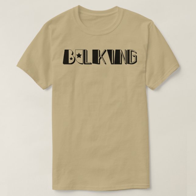 Mens BULKING Gym Fitness Workout Bodybuilding Moti T-Shirt (Design Front)