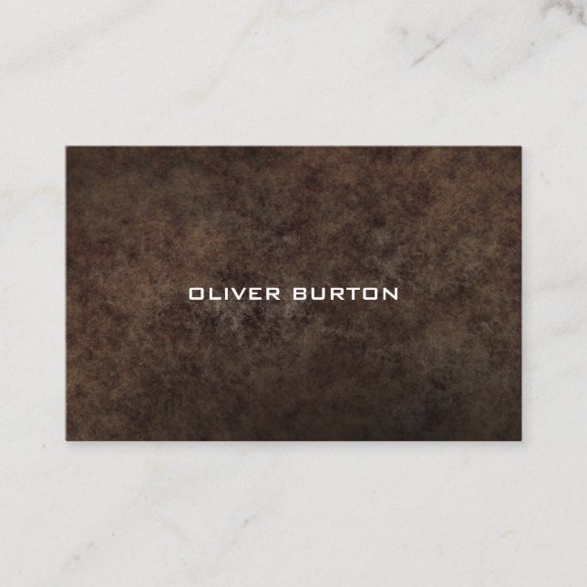 Men's business card with texture (Front)