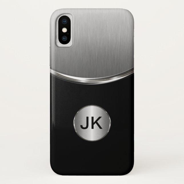 Mens Business Professional Monogram Case-Mate iPhone Case (Back)