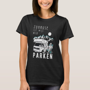 Mens Camper Camper Camping Caravan  Pensioner T-Shirt