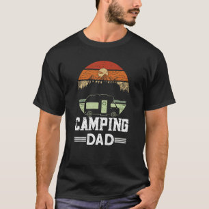 Mens Camping Dad  Camper Caravan  Camping 11 T-Shirt