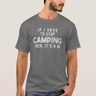 Mens Camping Dad Like A Regular Dad Camper Dad T-Shirt