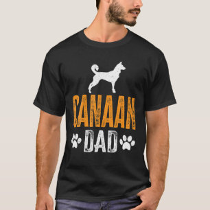 Mens Canaan Dad Gift Dog Daddy Canaan Father Day G T-Shirt