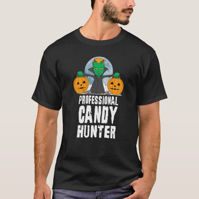 Mens Candy Hunter Halloween T-Shirt (Front)