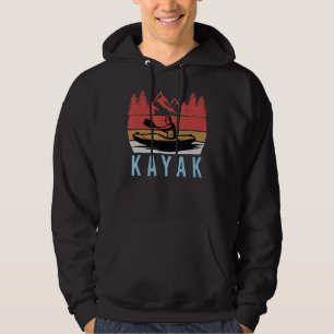 Mens Canoeist Canoeing Water Sports Kayaking Hoodie