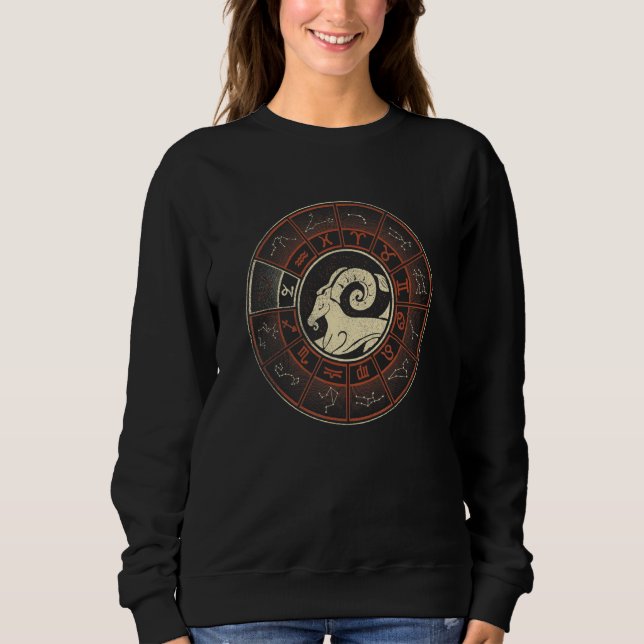 Mens Capricorn Zodiac Sweatshirt (Front)