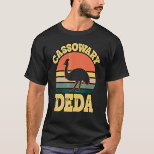 Mens Cassowary Deda Cute Cassowary Party Serbian G T-Shirt