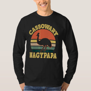 Mens Cassowary Nagypapa Cute Cassowary Party Hunga T-Shirt