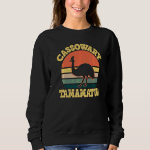 Mens Cassowary Tamamatua Cute Cassowary Party Samo Sweatshirt