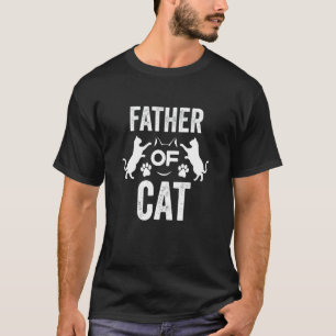 Mens Cat Dad Quotes Father S Of Cat Meme Costume T-Shirt