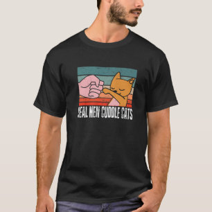 Mens Cat Daddy Vintage Retro The Coolest Cat Dad E T-Shirt