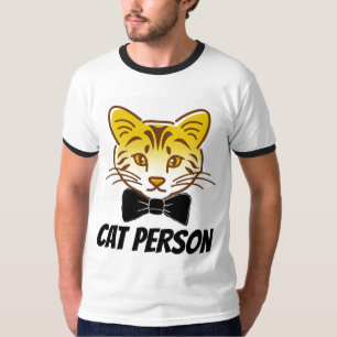 MEN'S CAT LOVER T-Shirts CAT PERSON