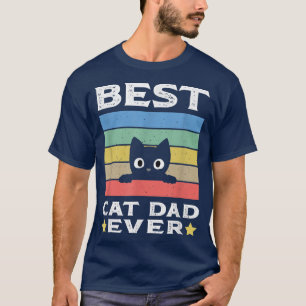 Men's Cats Best Cat Dad Ever T-Shirt