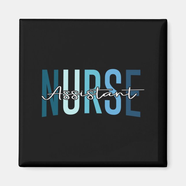 Mens Certified Nursing Istant Nurse Istant Cna Magnet (Front)
