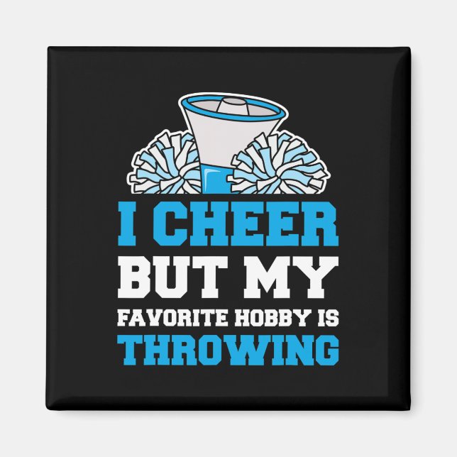 Mens Cheerleading Design For A Cheer Boy  Magnet (Front)