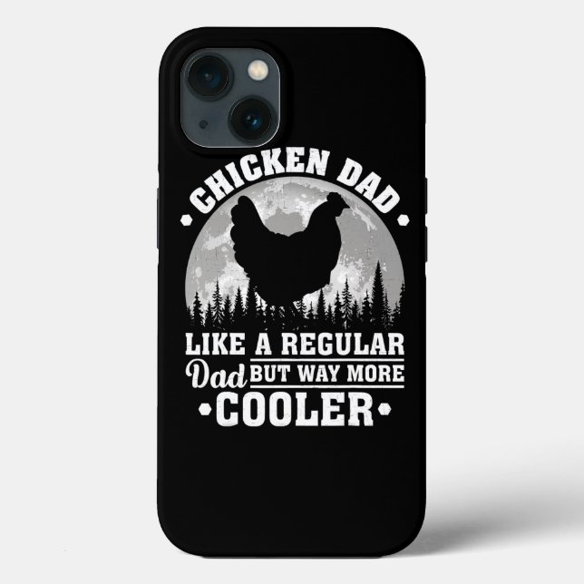 Mens Chicken Dad Like A Regular Dad Funny Chicken  Case-Mate iPhone Case (Back)