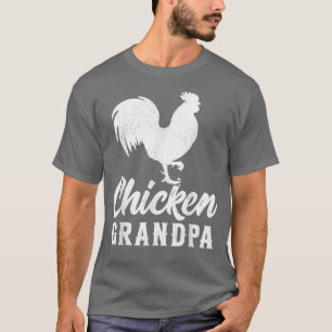 Mens Chicken Farm Farmer Funny Chicken Grandpa Fat T-Shirt