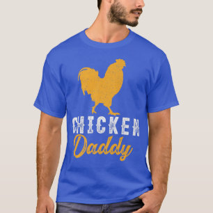 Mens Chicken Farmer Dad Retro Best Chicken Daddy F T-Shirt