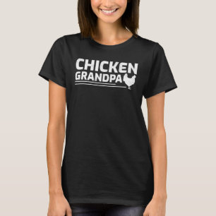 Mens Chicken Farmer Retro Best Chicken Grandpa Fat T-Shirt
