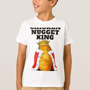 Mens Chicken Nugget King Shirt Cute Chicken Nugget
