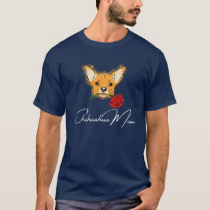 Mens Chihuahua Mum Gift With Cute Puppy Face - Chi T-Shirt