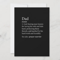 Mens Christian Dad Definition Father's Day Shirt