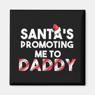 Mens Christmas Pregnancy Announcement - New Dad Gi Magnet