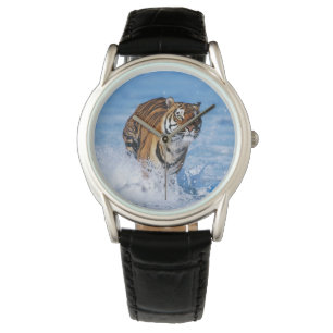 Mens Classic Watch/Wildlife Tiger Watch