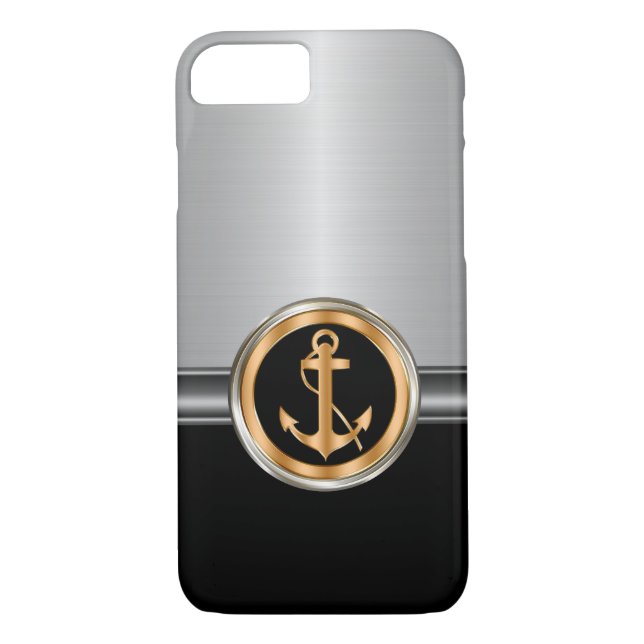 Men's Classy Boat Anchor Case-Mate iPhone Case (Back)